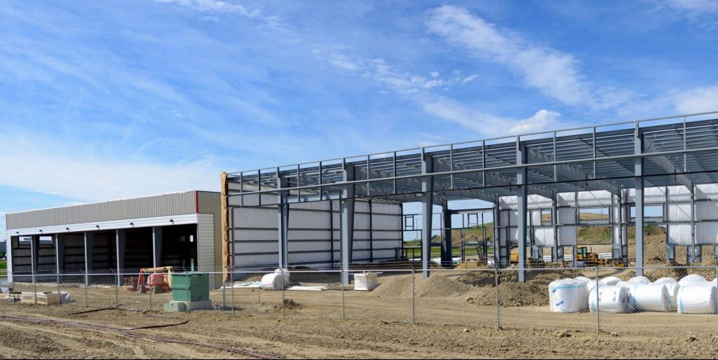 Industrial facility exterior design in Calgary