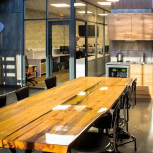 Minimalist residential living space designed in Calgary