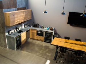 Minimalist residential living space designed in Calgary