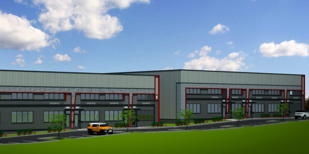 Industrial facility exterior design in Calgary