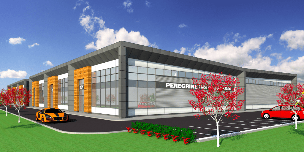 Industrial facility exterior design in Calgary