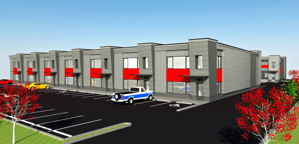 Functional industrial workspace design in Calgary