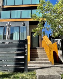 Modern residential renovation project in Calgary