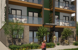 Modern residential renovation project in Toronto